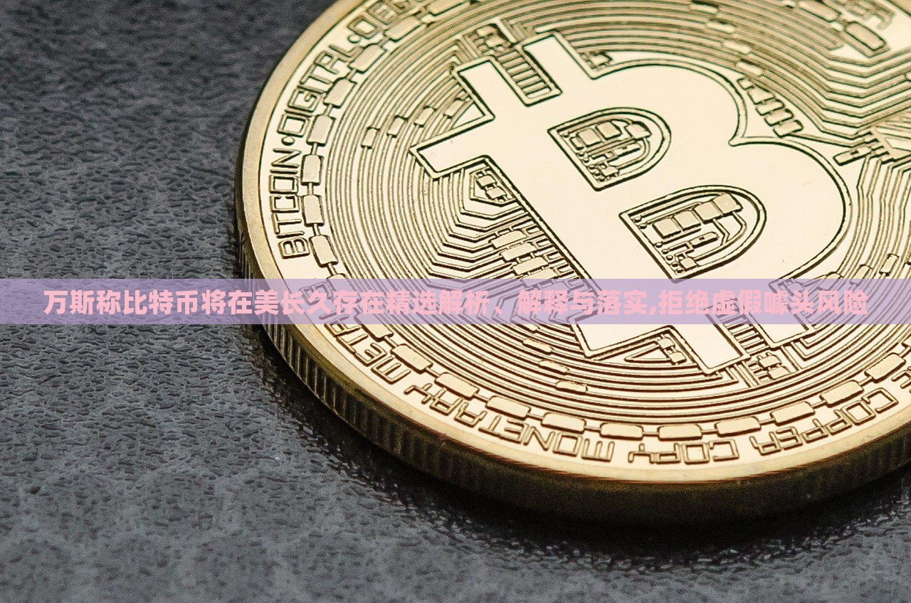萬斯稱比特幣將在美長(zhǎng)久存在精選解析、解釋與落實(shí),拒絕虛假噱頭風(fēng)險(xiǎn)